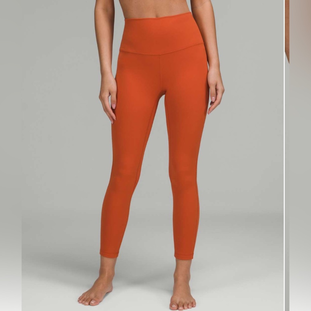 Lululemon Align High-Rise Pant 25" in Canyon Orange
